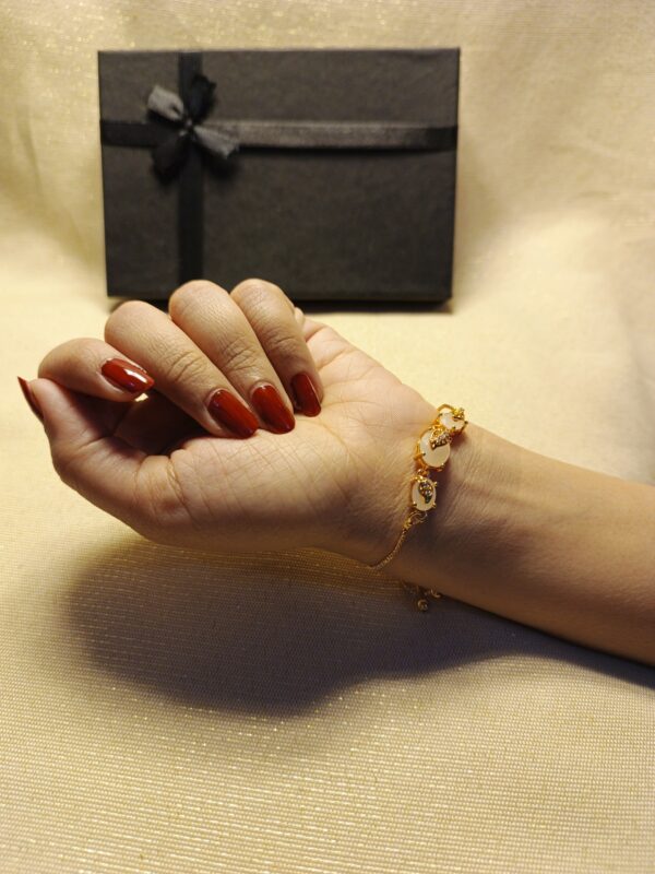 Adjustable Lustre Charm Bracelet - Image 5