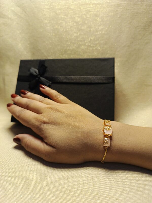 Adjustable Lustre Charm Bracelet - Image 4
