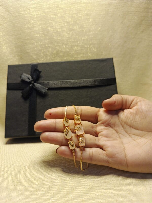 Adjustable Lustre Charm Bracelet - Image 3
