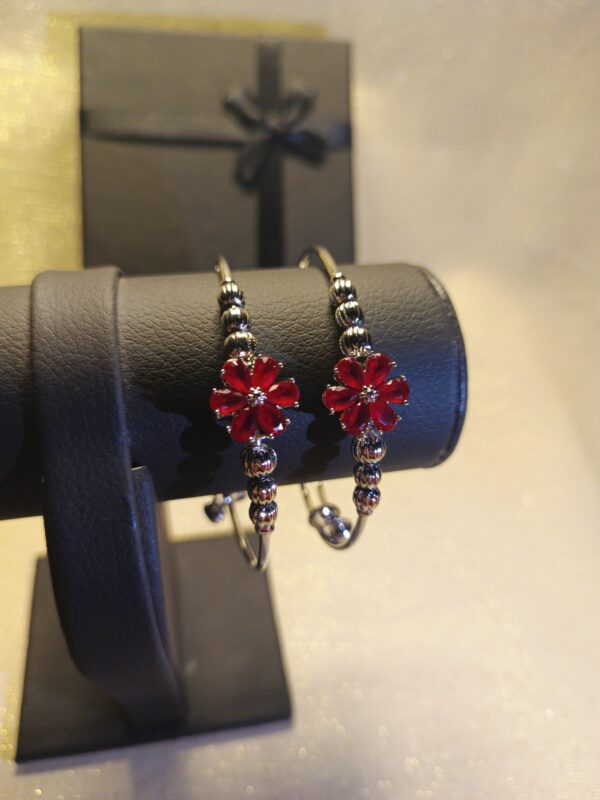 Centered Floral Bangles - Image 6