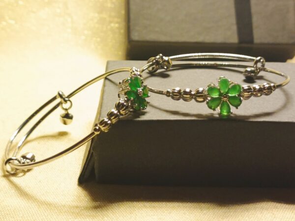 Centered Floral Bangles