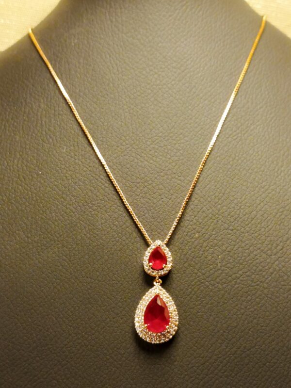 Scarlet Velvet Elegance Jewelry Set - Image 6