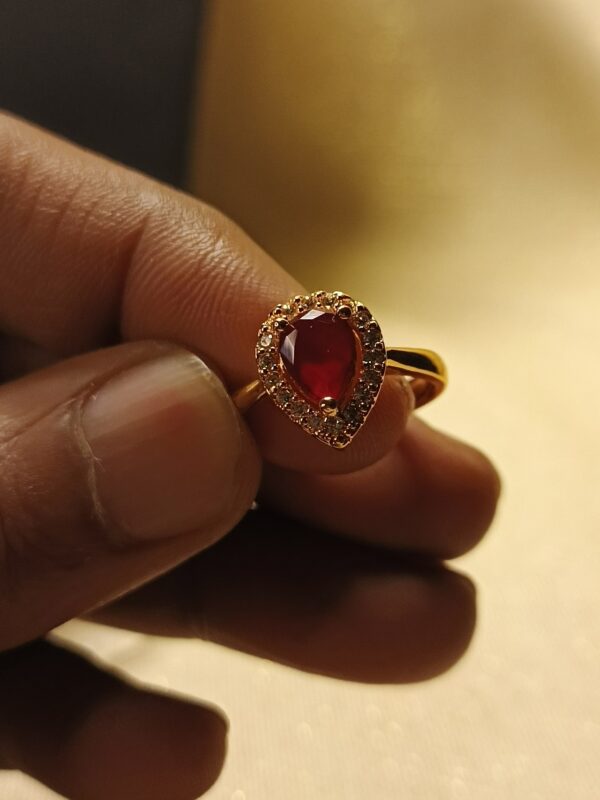 Scarlet Velvet Elegance Jewelry Set - Image 3