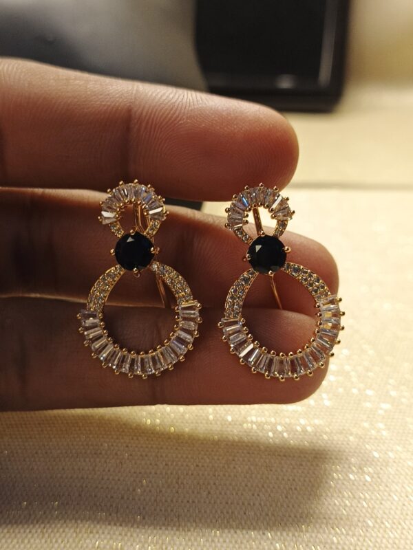 Elegant Infinity Loop Crystal Earrings – Two Stunning Variants - Image 6