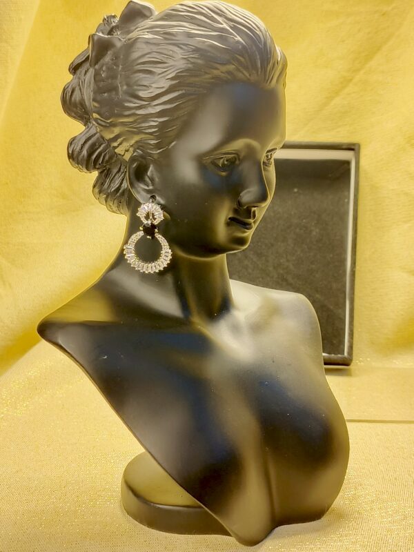Elegant Infinity Loop Crystal Earrings – Two Stunning Variants - Image 2