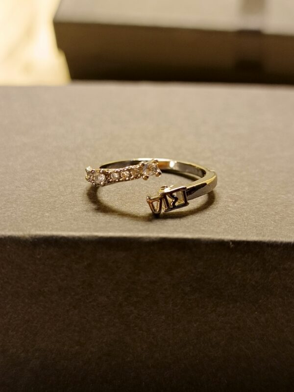 Personalized Sparkle Open Ring