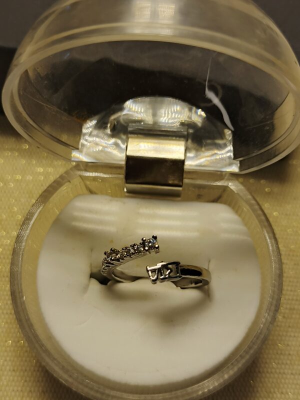 Personalized Sparkle Open Ring - Image 2
